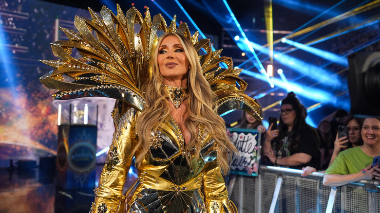 Flair on the entrance ramp