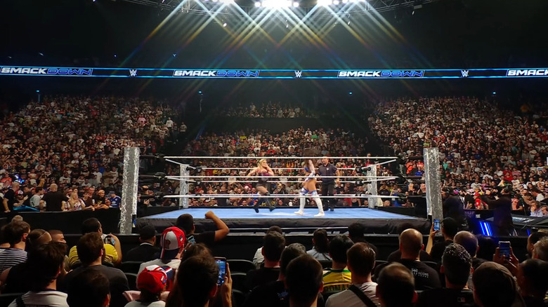 Bliss charging at Green in the ring