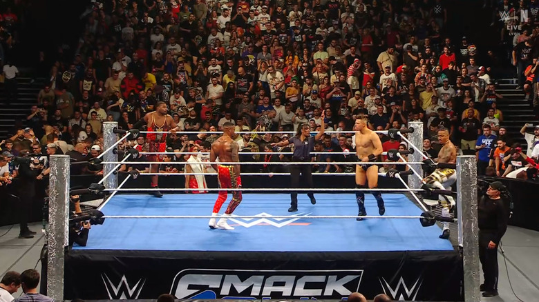 All four men in the ring