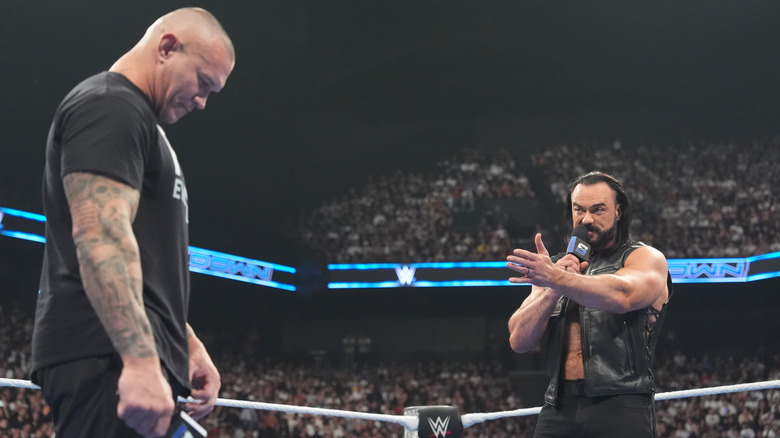 Orton and McIntyre inside the ring