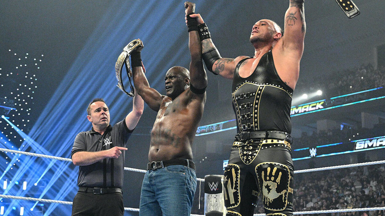 Damian Priest & R-Truth win the WWE tag team titles