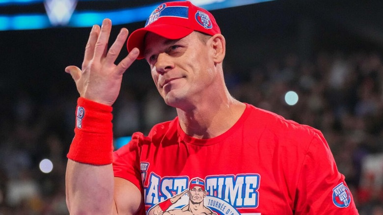 John Cena hits his 