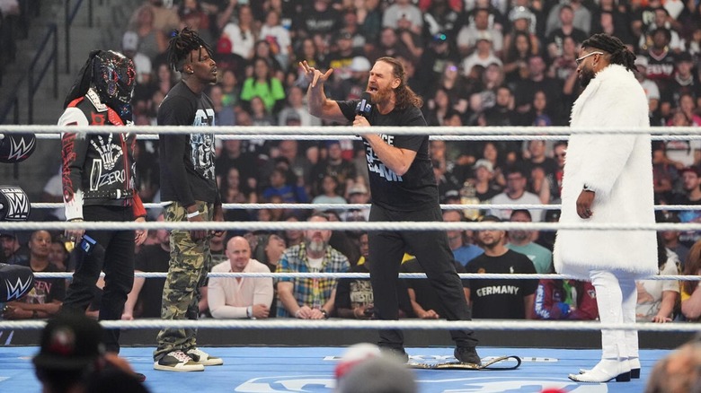Penta, Je'Von Evans, Sami Zayn, and Trick Williams on WWE SmackDown