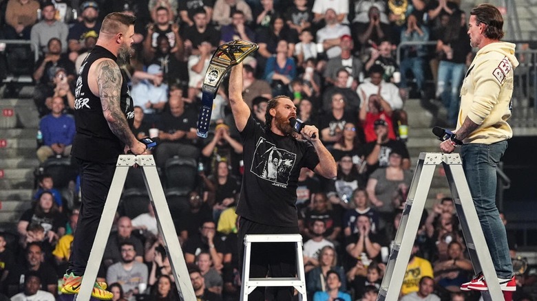 Kevin Owens, Sami Zayn, and CM Punk on WWE SmackDown