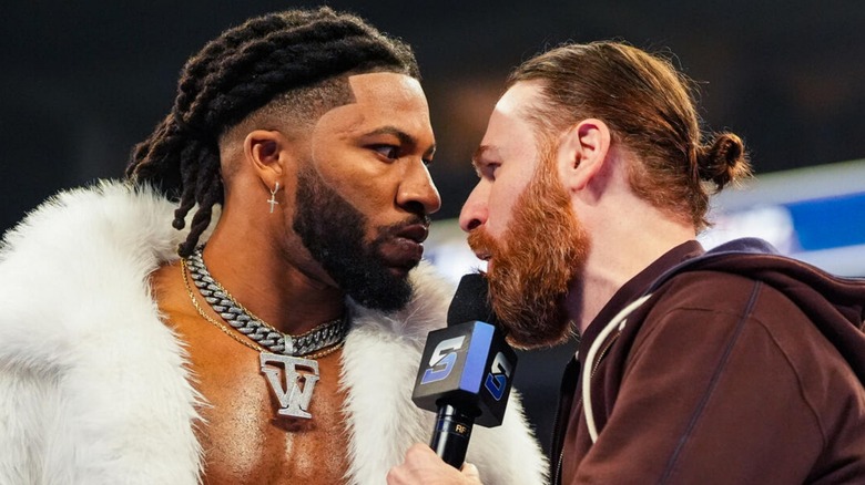 Trick Williams and Sami Zayn on 