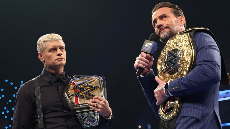 Cody Rhodes and CM Punk on WWE SmackDown