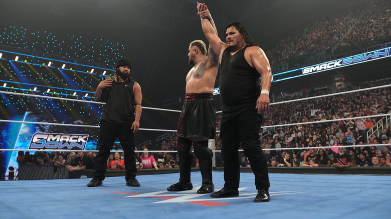 Jacob Fatu, Solo Sikoa and JC Mateo on SmackDown