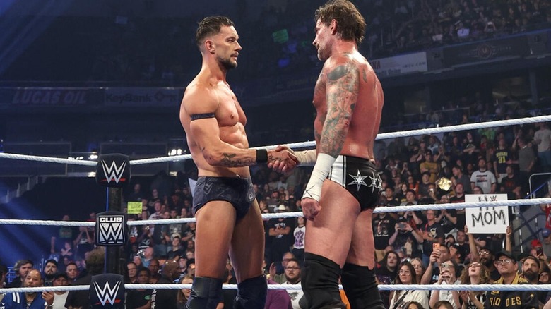 Finn Balor and CM Punk on WWE SmackDown