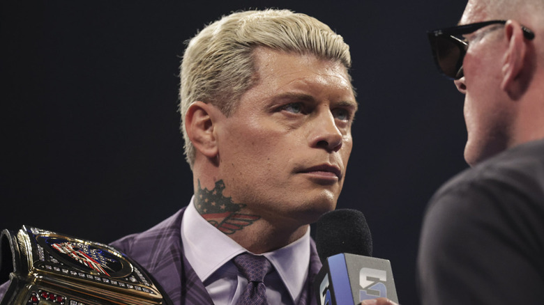 Cody Rhodes and Pat McAfee on WWE SmackDown