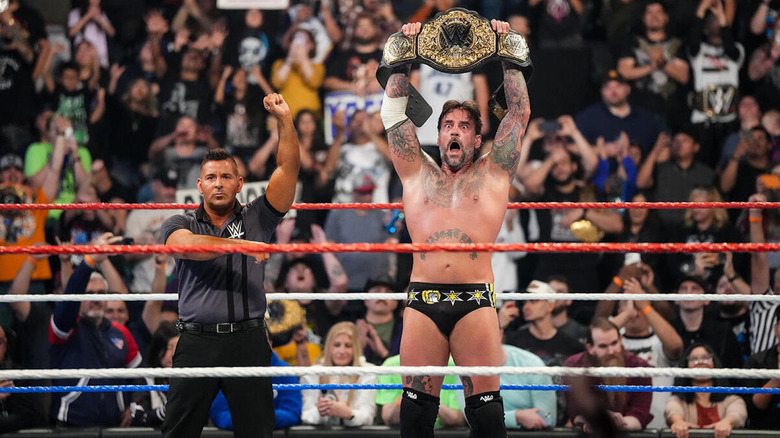 CM Punk looks surprised