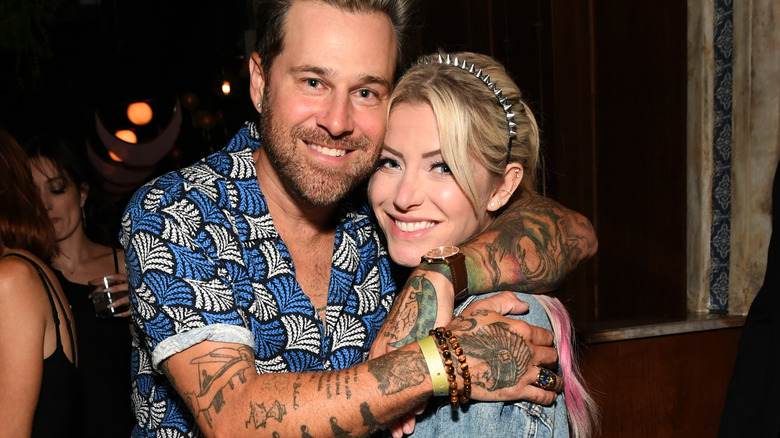 Ryan Cabrera hugs Alexa Bliss