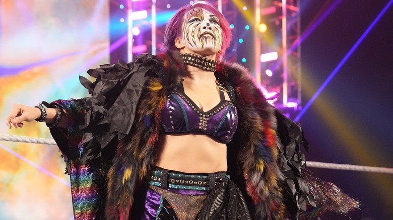 WWE star Asuka in the ring