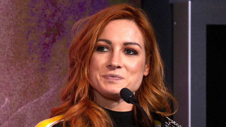 Becky Lynch smiling 