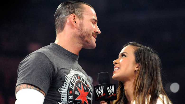 CM Punk and AJ Lee in WWE