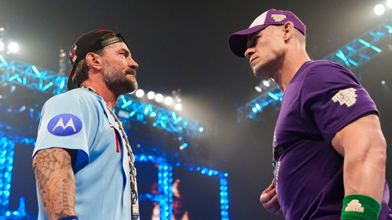 CM Punk and John Cena on 