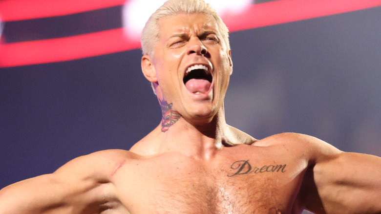 Cody Rhodes posing on turnbuckle