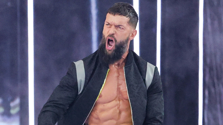 Finn Balor screams in delight