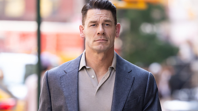 John Cena wearing a suit