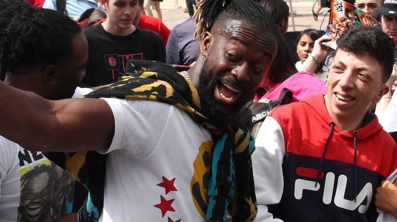 Kofi Kingston taking a selfie