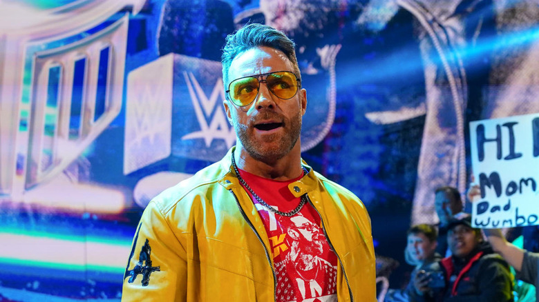 LA Knight walking to the ring