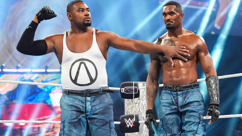 Street Profits in the ring