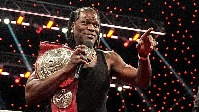 R-Truth with Raw Tag Team Title