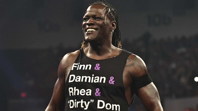 R-Truth smiling