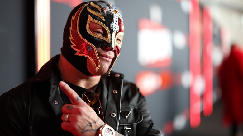Rey Mysterio attending the 