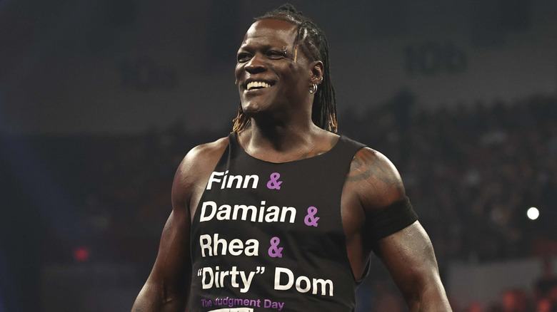 R-Truth smiling