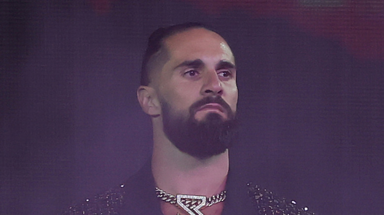 Seth Rollins thinking about his Cybertruck