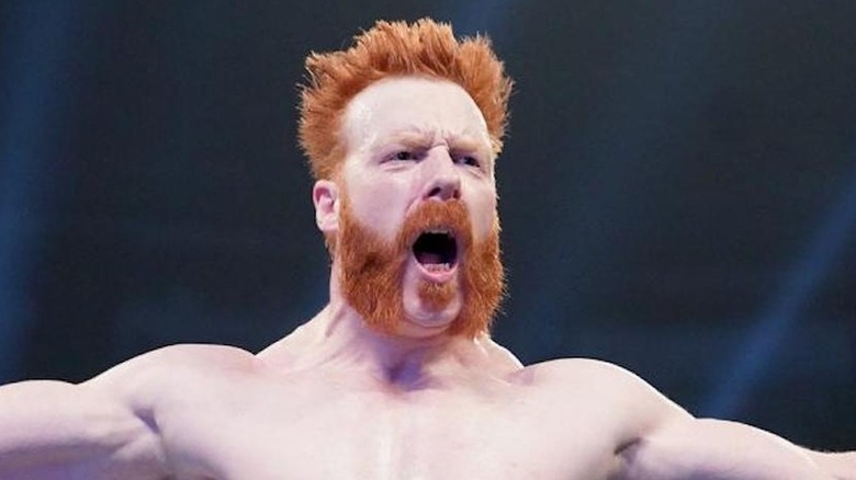 Sheamus posing 