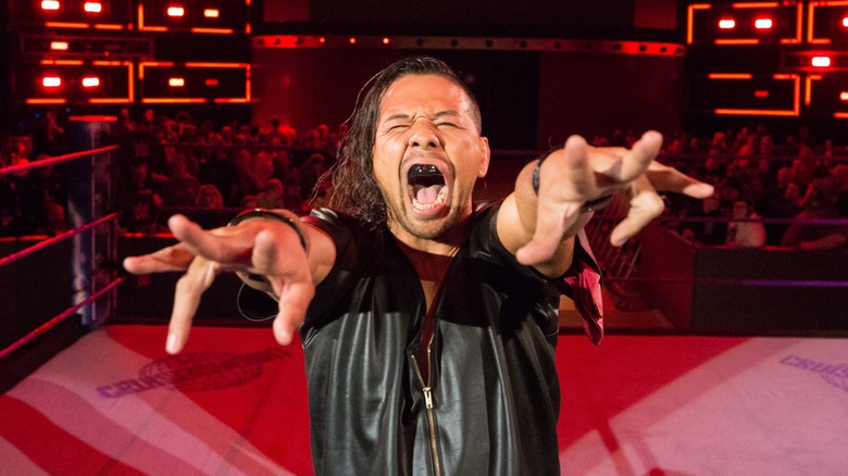 Shinsuke Nakamura in the ring