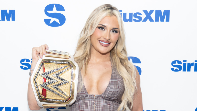 Tiffany Stratton visits the SiriusXM Studios on July 30, 2025 in New York City.