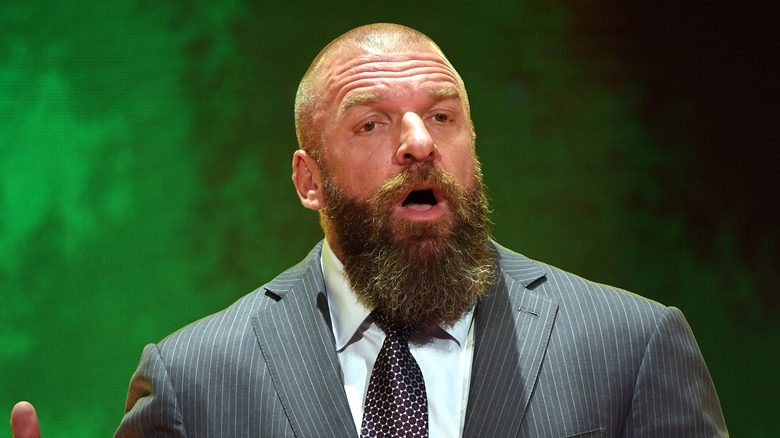Triple H talking about a lawsuit he has read