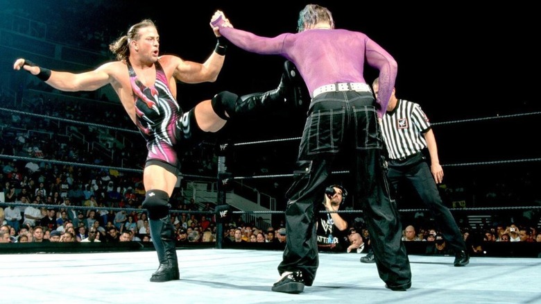 Rob Van Dam and Jeff Hardy at WWE SummerSlam 2001