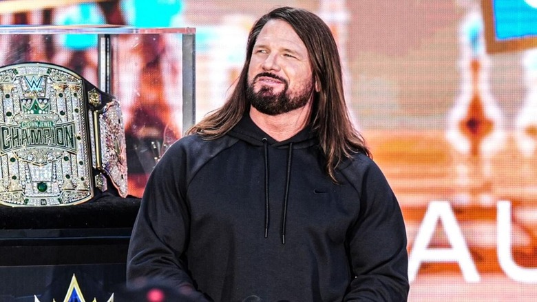 AJ Styles smiling