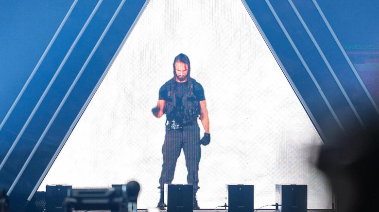 Seth Rollins in his Shield uniform