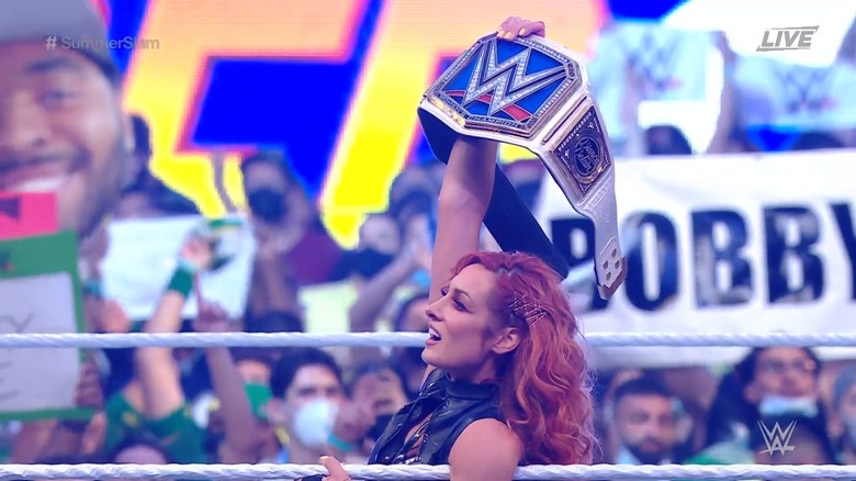 WWE SummerSlam: Becky Lynch Vs. Bianca Belair (SmackDown Women's Title