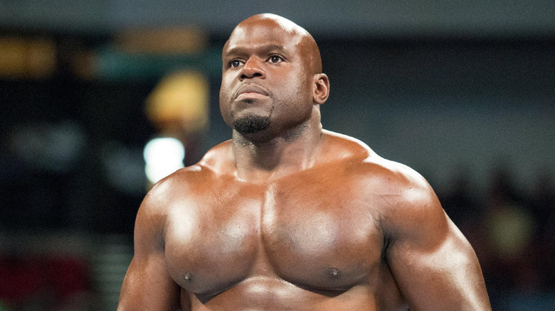 Apollo Crews in the ring 