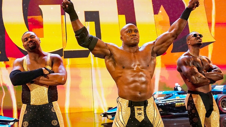 Bobby Lashley with The Street Profits 