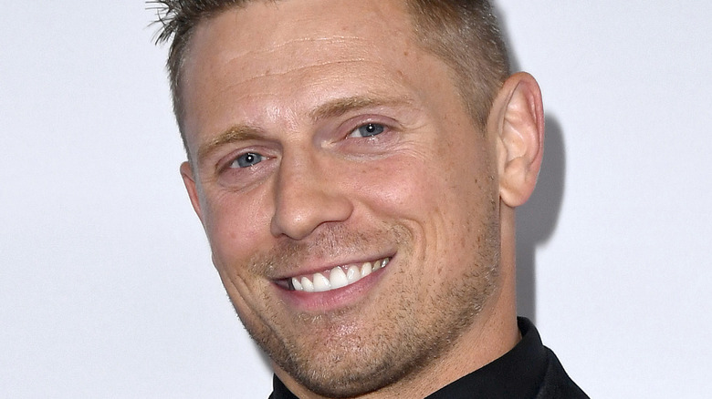 The Miz smiling