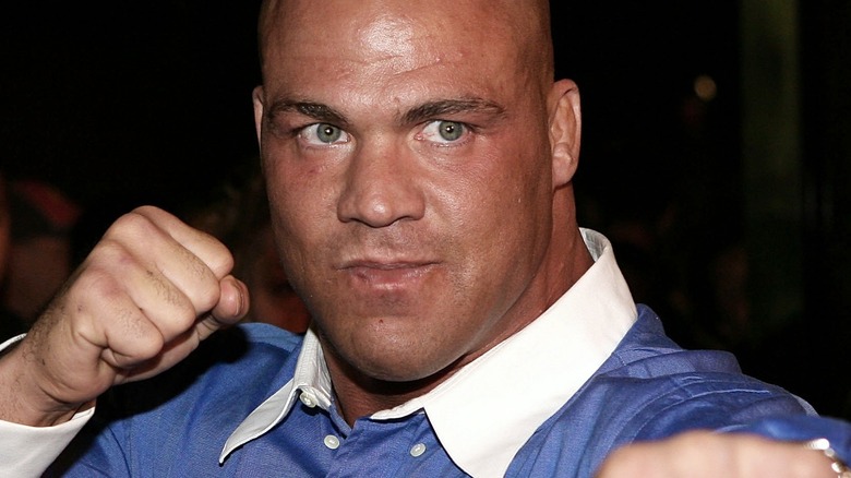 Kurt Angle posing 