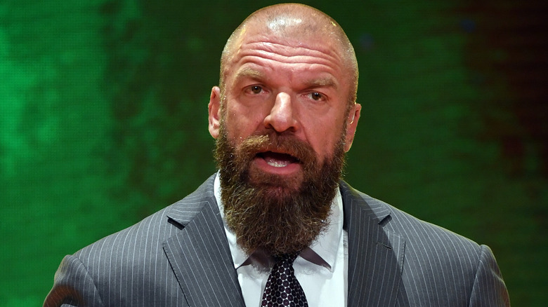 Triple H speaking