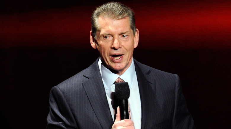 Vince McMahon microphone