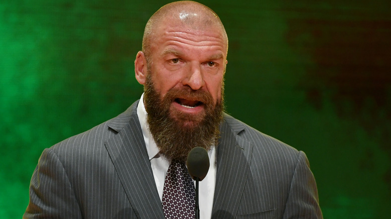 Triple H talking