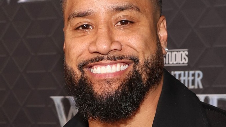 Jimmy Uso At The Black Panther Red Carpet
