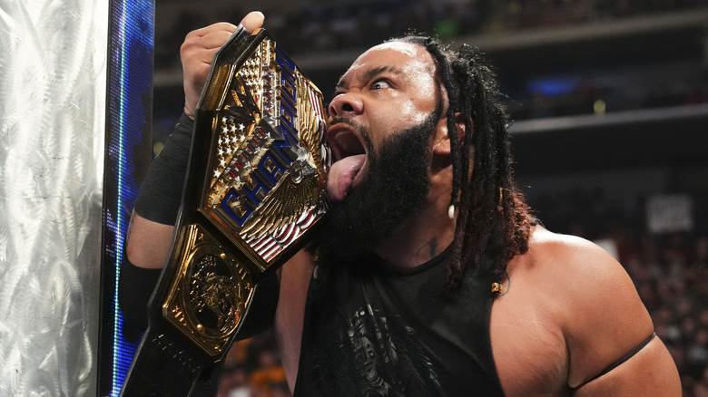 Jacob Fatu on "WWE SmackDown"