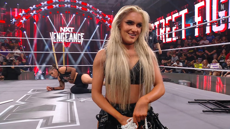 Monroe and Parker in the ring