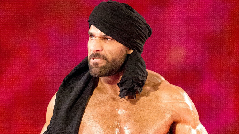 Jinder Mahal makes his entrance