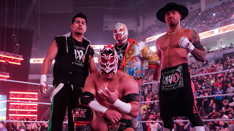 Dragon Lee [Front] and Cruz Del Toro [Left] pictured as part of LWO